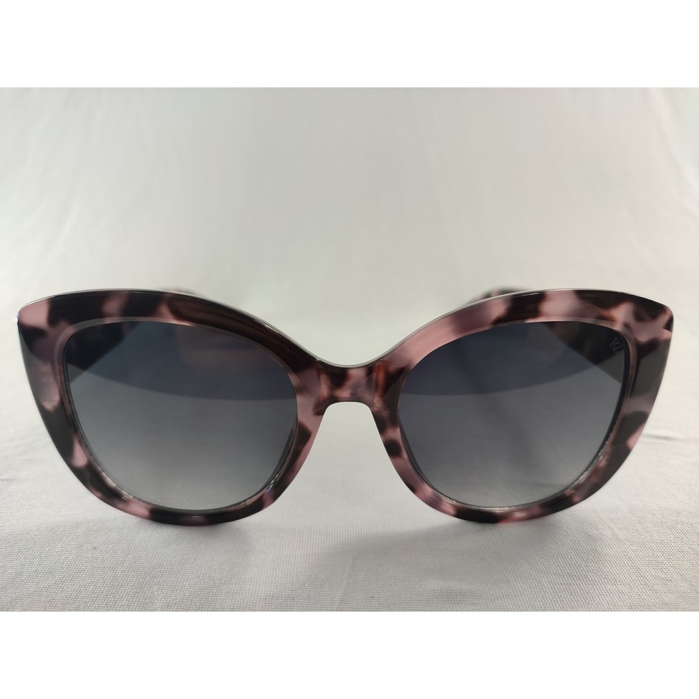 Rachel Zoe Clementine Sunglasses Women Purple Marbled‎ Tortoise Cat Eye 52mm
